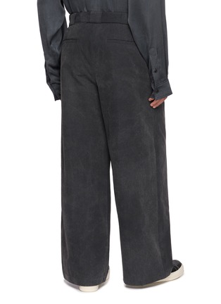 背面 - 点击放大 - JUUN.J - Belted Pleated Wide Leg pants