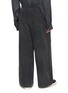 背面 - 点击放大 - JUUN.J - Belted Pleated Wide Leg pants