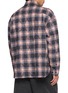 背面 - 点击放大 - JUUN.J - Argyle Needle Fringe Checkered Shirt