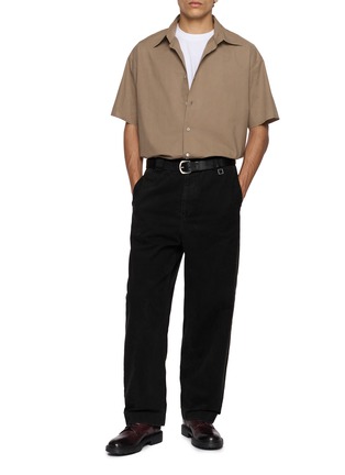模特儿示范图 - 点击放大 - MAISON LABICHE - Popincourt Baguette Cotton T-Shirt