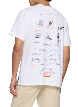 背面 - 点击放大 - MAISON LABICHE - x Friends Patureau Friends & Coffee Cotton T-Shirt
