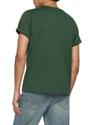 背面 - 点击放大 - MAISON LABICHE - Poitou Heart Patch Cotton T-Shirt
