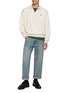 模特儿示范图 - 点击放大 - MAISON LABICHE - Poitou Heart Patch Cotton T-Shirt