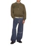 模特儿示范图 - 点击放大 - MM6 MAISON MARGIELA - Tear Away Logo Sweatshirt