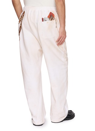 背面 - 点击放大 - DOUBLET - Embroidered Waist Chain Cotton Sweatpants