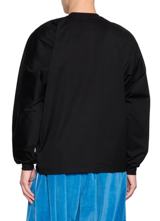 背面 - 点击放大 - DOUBLET - Air Guitar Graphic Long Sleeve T-Shirt