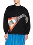 首图 - 点击放大 - DOUBLET - Air Guitar Graphic Long Sleeve T-Shirt