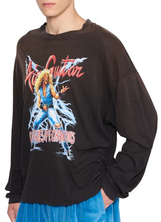  - DOUBLET - Air Band Graphic Long Sleeve T-Shirt