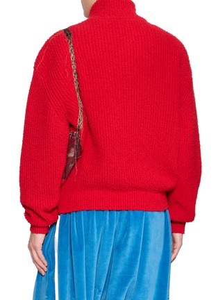背面 - 点击放大 - DOUBLET - Trompe L’oeil Embroidered Bag Knit Sweater