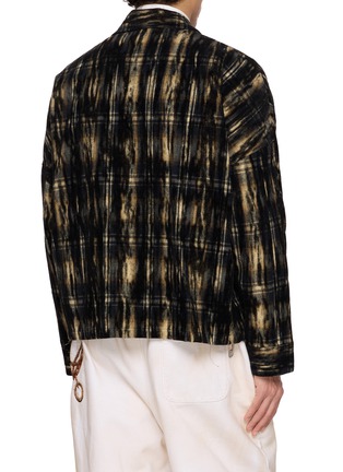 背面 - 点击放大 - DOUBLET - Dust Flocky Striped Cotton Pyjama Shirt