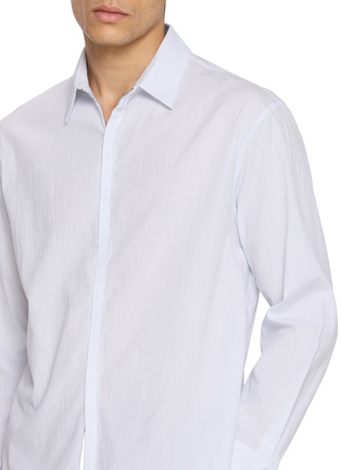  - POST ARCHIVE FACTION - Long Sleeve Zip Up Cotton Shirt