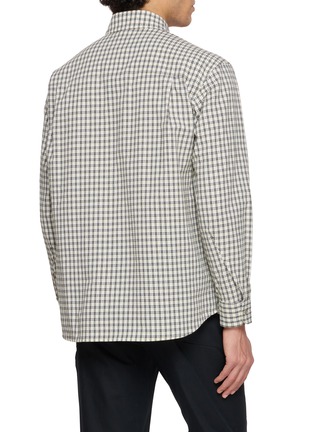 背面 - 点击放大 - POST ARCHIVE FACTION - Mini Chequered Cotton Button-Up Shirt