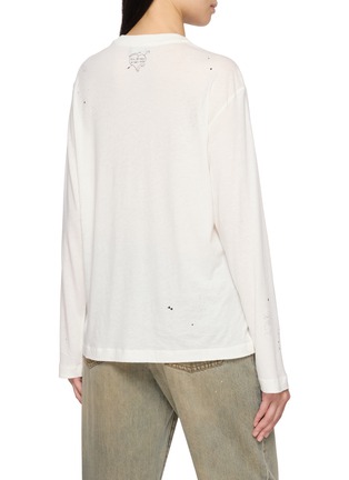 背面 - 点击放大 - MO&CO. - Printed Long Sleeve T-Shirt