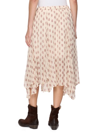背面 - 点击放大 - MO&CO. - Floral Printed Chiffon Midi Skirt