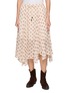 首图 - 点击放大 - MO&CO. - Floral Printed Chiffon Midi Skirt