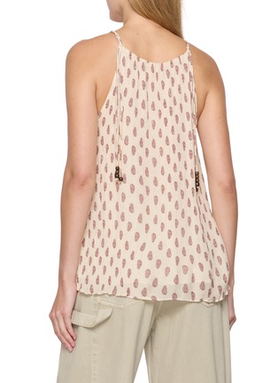 背面 - 点击放大 - MO&CO. - Sleeveless Floral Printed Chiffon Top