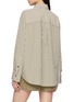 背面 - 点击放大 - MO&CO. - Striped Long Sleeve Shirt