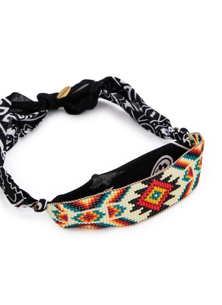 细节 - 点击放大 - BADHNATI - Tribal Embroidered Beaded Necklace