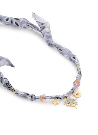 细节 - 点击放大 - BADHNATI - Stars Pendant Beaded Crystal Necklace