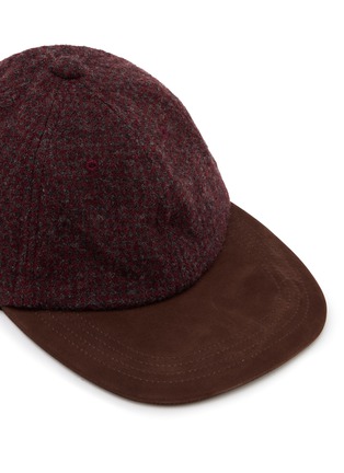 细节 - 点击放大 - COMME DES GARÇONS HOMME - Wool Herringbone Suede Brim Baseball Cap