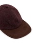细节 - 点击放大 - COMME DES GARÇONS HOMME - Wool Herringbone Suede Brim Baseball Cap