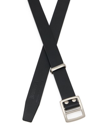 细节 - 点击放大 - COMME DES GARÇONS HOMME - Holeless Leather Belt