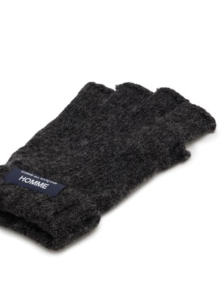 细节 - 点击放大 - COMME DES GARÇONS HOMME - Jersey Fingerless Gloves