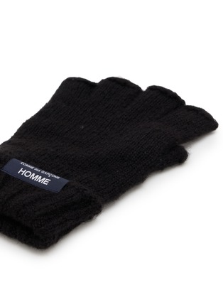 细节 - 点击放大 - COMME DES GARÇONS HOMME - Jersey Fingerless Gloves