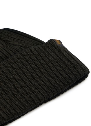 细节 - 点击放大 - COMME DES GARÇONS HOMME - x Batoner Worsted Rib Wool Beanie