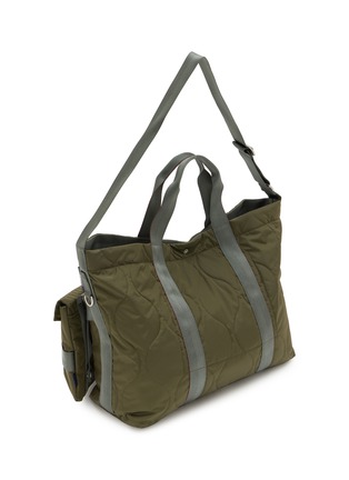细节 - 点击放大 - COMME DES GARÇONS HOMME - Rip Quilted Nylon Tote Bag