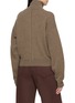 背面 - 点击放大 - EDITION - Zip Up Stand Collar Knit Cardigan