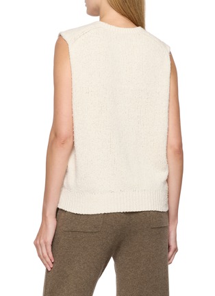 背面 - 点击放大 - EDITION - V-Neck Cotton Cashmere Knit Vest