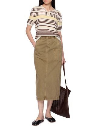 模特儿示范图 - 点击放大 - EDITION - Structured Midi Skirt