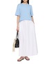 模特儿示范图 - 点击放大 - EDITION - Short Sleeve Crewneck Knit Top
