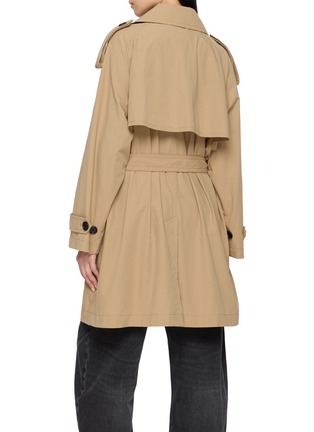背面 - 点击放大 - NOIR - Double Breasted Belted Trench Coat