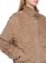  - NOIR - Zip Up Suede Jacket