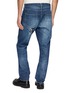 背面 - 点击放大 - FDMTL - Distressed Patchwork Slim Fit Denim Jeans