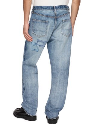 背面 - 点击放大 - FDMTL - Distressed Patchwork Classic Fit Denim Jeans