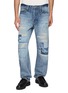 首图 - 点击放大 - FDMTL - Distressed Patchwork Classic Fit Denim Jeans