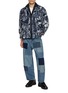 模特儿示范图 - 点击放大 - FDMTL - Flock Boro Rinsed Shirt Jacket