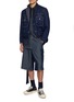 模特儿示范图 - 点击放大 - FDMTL - Hakama Cargo Shorts
