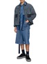 模特儿示范图 - 点击放大 - FDMTL - Button Up Flock Leather Jacket