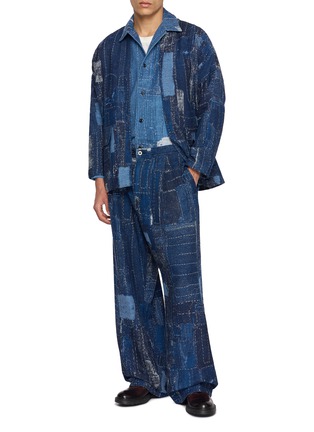 模特儿示范图 - 点击放大 - FDMTL - Boro Patchwork Jacket