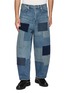 首图 - 点击放大 - FDMTL - Patchwork Wide Leg Denim Jeans