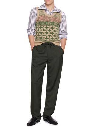模特儿示范图 - 点击放大 - DRIES VAN NOTEN - Cedon Striped Shirt