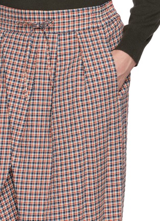 - DRIES VAN NOTEN - Paroni Pleated Chequered Wide Leg Pants