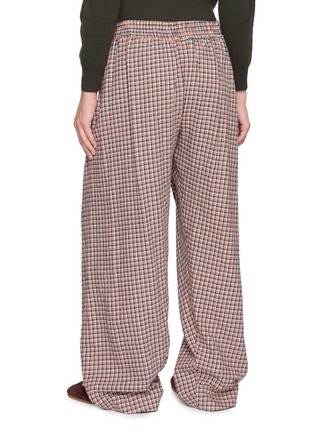 背面 - 点击放大 - DRIES VAN NOTEN - Paroni Pleated Chequered Wide Leg Pants