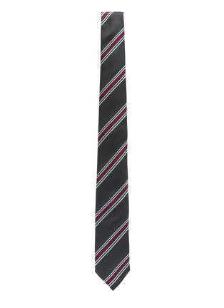 细节 - 点击放大 - STEFANOBIGI MILANO - Striped Silk Tie