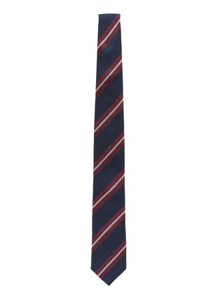 细节 - 点击放大 - STEFANOBIGI MILANO - Striped Silk Tie