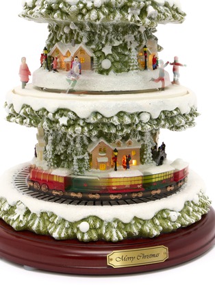细节 –点击放大 - MUSICBOXWORLD - Tiered Christmas Tree Animated Music Box